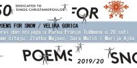 Čitanje poezije na prvi dan snijega u Velikoj Gorici – pjesnički festival 50 poems for snow