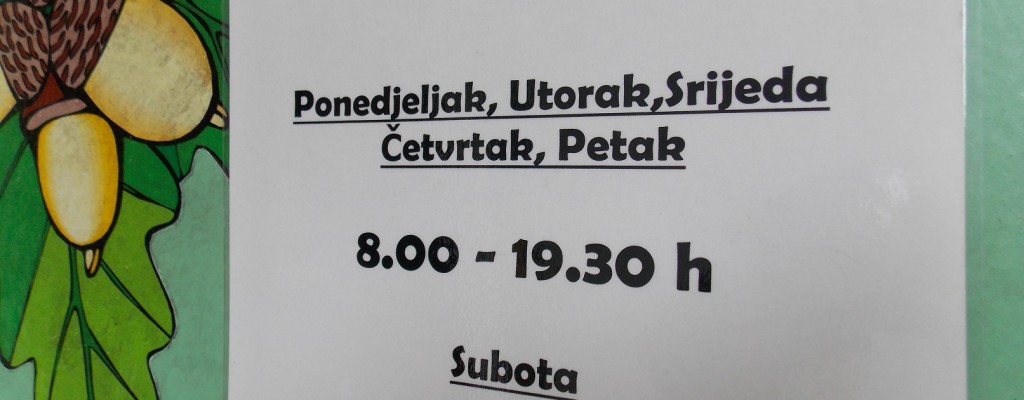 Redovno radno vrijeme knjižnice ponovno od ponedjeljka 2. rujna