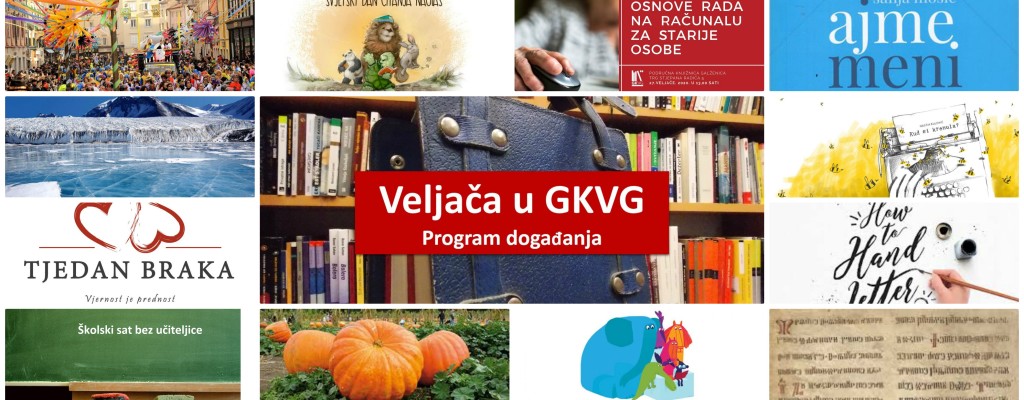 Program događanja u Gradskoj knjižnici Velika Gorica u veljači 2020.