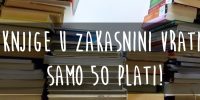 Knjige u zakasnini vrati, samo 50 plati!
