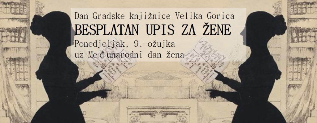 Besplatan upis za žene uz Dan Gradske knjižnice Velika Gorica