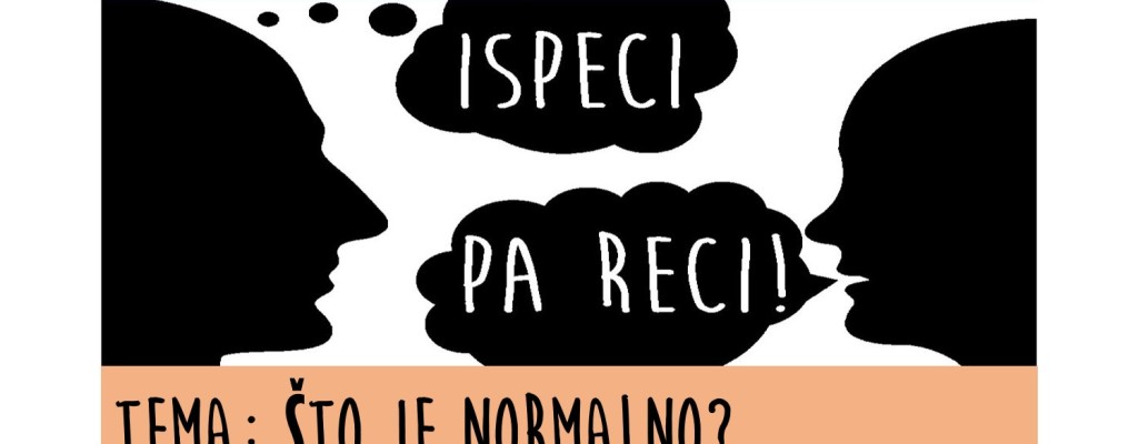 Što je normalno? – tema razgovaraonice “Ispeci pa reci!” u studenom